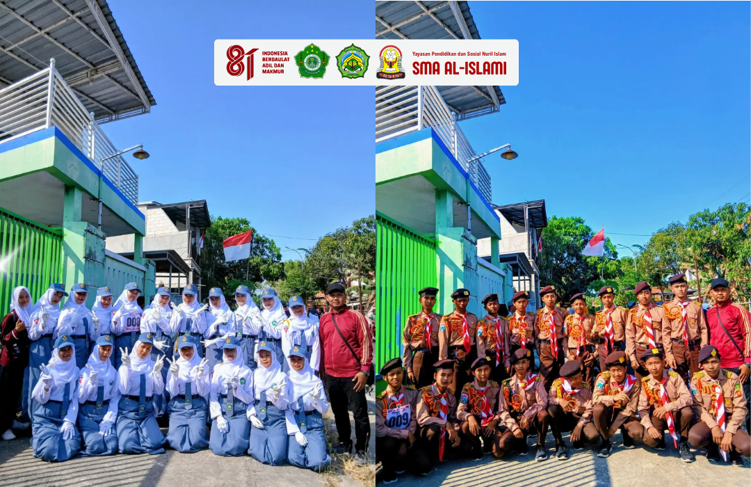 SMA AL-ISLAMI Berpartisipasi Dalam Lomba Gerak Jalan Peringatan Hut Ri Di Kecamatan Torjun